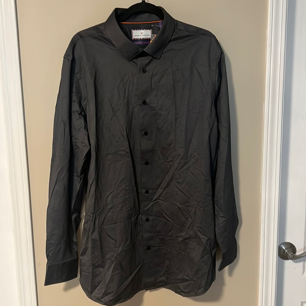 Modern Ambition Men‘s Knit Dress Shirt | XL